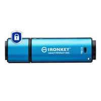 Kingston Technology IronKey 16Go USB-C Vault Privacy 50C chiffrée AES-256, FIPS 197 - 4