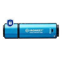 Kingston Technology IronKey 256Go USB-C Vault Privacy 50C chiffrée AES-256, FIPS 197 - 4