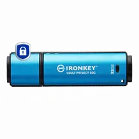 Kingston Technology IronKey 32Go USB-C Vault Privacy 50C chiffrée AES-256, FIPS 197 - 4