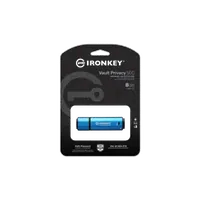 Kingston Technology IronKey 8Go USB-C Vault Privacy 50C chiffrée AES-256, FIPS 197 - 9