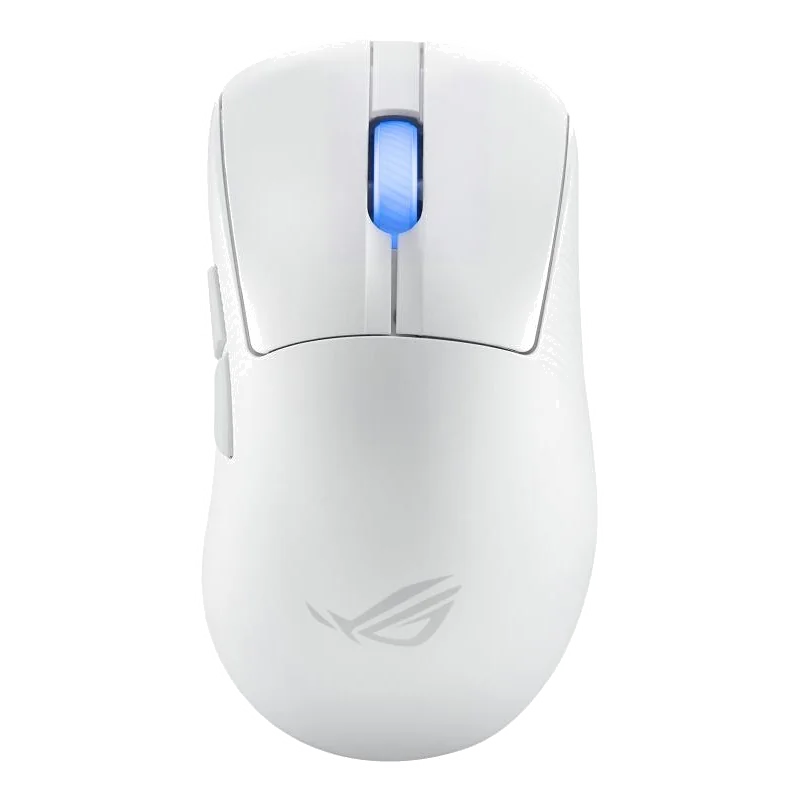 ASUS ROG Keris II Ace Wireless AimPoint White souris Gaming Droitier RF Wireless + Bluetooth + USB Type-A Optique 42000 DPI