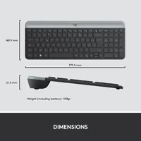 Logitech KIT MK470 Slim Noir - 14