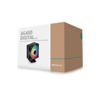 DeepCool AG400 Digital BK ARGB Processeur Refroidisseur d'air 12 cm Noir 1 pièce(s) - 10