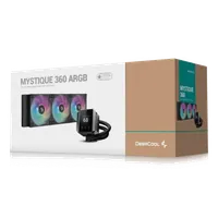 DeepCool MYSTIQUE 360 ARGB Processeur Refroidisseur de liquide tout-en-un 12 cm Noir 1 pièce(s) - 6