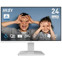 MSI Pro MP2412W écran plat de PC 60,5 cm (23.8") 1920 x 1080 pixels Full HD LCD Blanc - 3