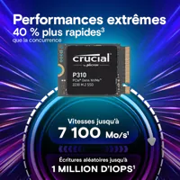 CRUCIAL P310 2T PCIe Gen4 2230 M.2 *CT2000P310SSD2 - 2