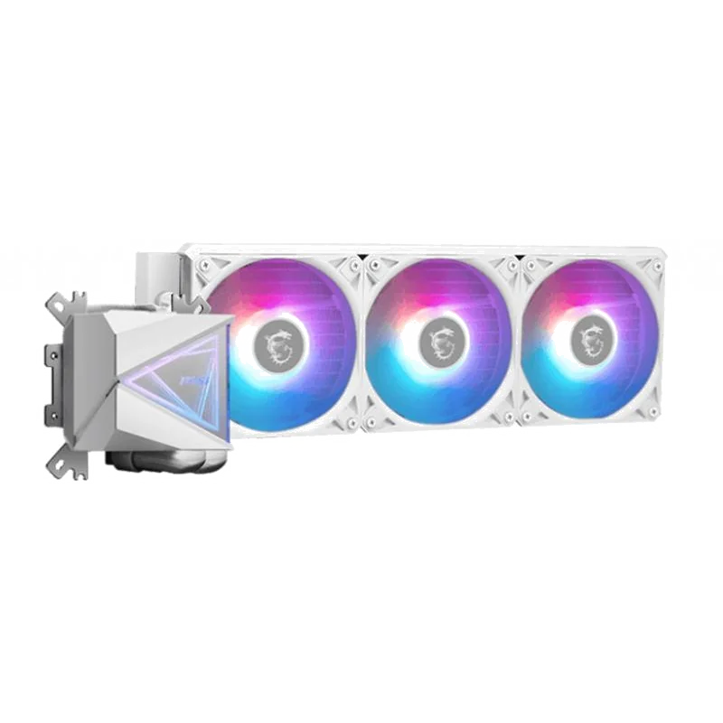 MSI MAG Coreliquid I360 WHITE Processeur Refroidisseur de liquide tout-en-un 12 cm Blanc 1 pièce(s)