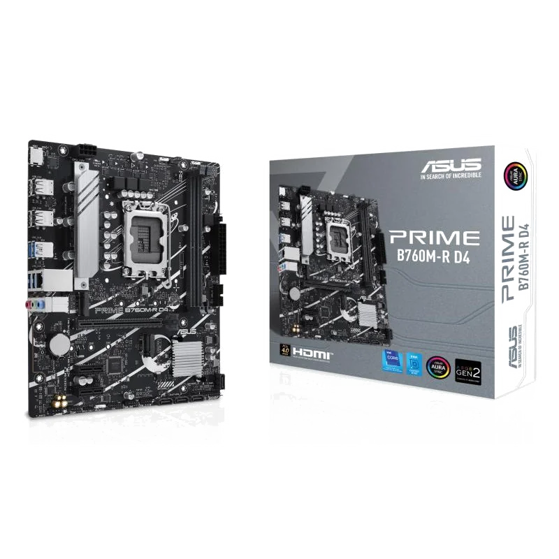 ASUS PRIME B760M-R D4 Intel B760 LGA 1700 micro ATX