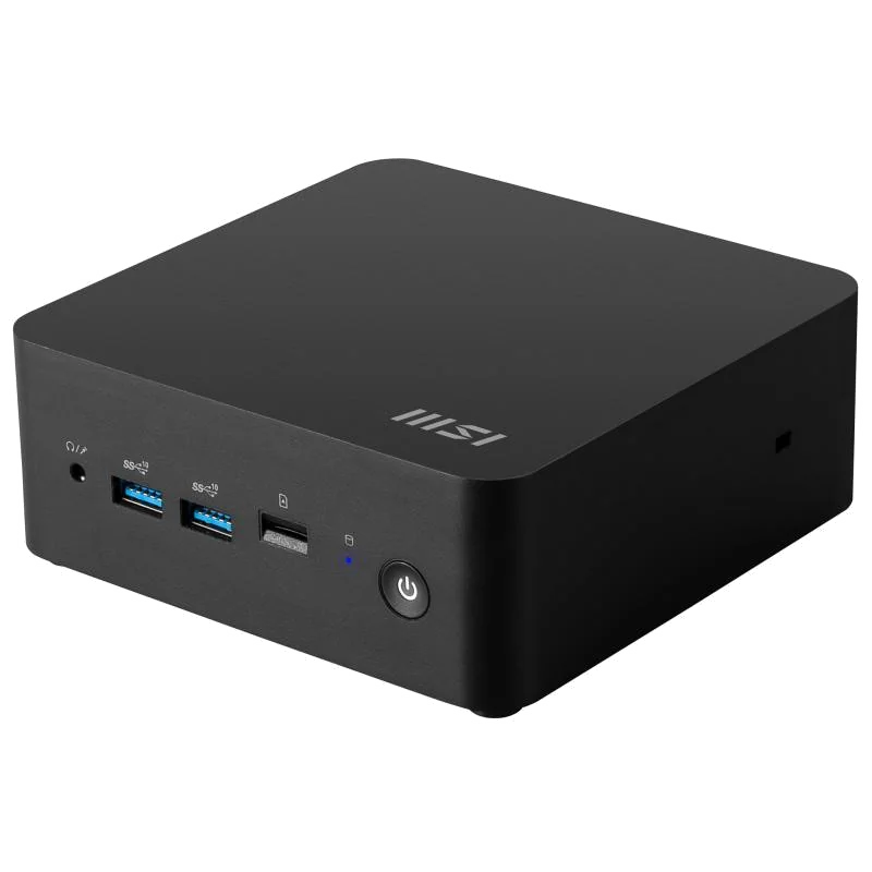 MSI Cubi NUC 13MQG-209BEU 0.84L sized PC Noir 1365U Intel SoC 3,9 GHz