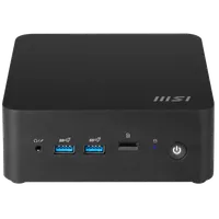 MSI Cubi NUC 13MQG-209BEU 0.84L sized PC Noir 1365U Intel SoC 3,9 GHz - 10