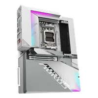 GIGABYTE B650E AORUS STEALTH ICE Carte mère - AMD Ryzen série 9000, VRM 12+2+2 phases, jusqu'à 8000 MHz DDR5 (OC), 1xPCIe 5.0 + 2xPCIe 4.0 M.2, LAN 2,5 GbE, WIFI 7, USB 3.2 Gen 2x2 - 3