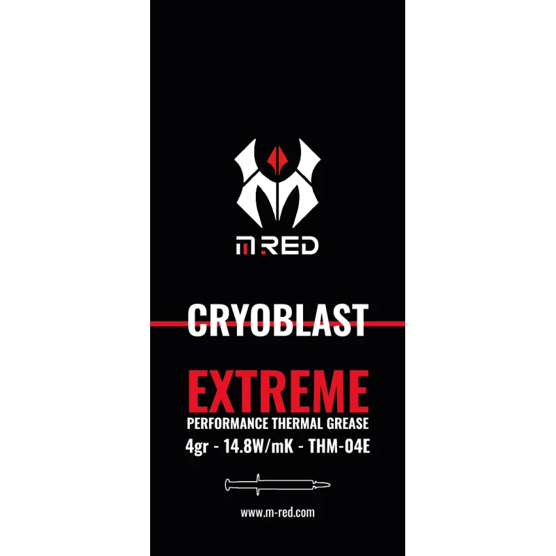 M.RED CRYOBLAST Extreme 4Gr - Pate thermique