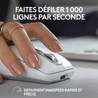 Logitech 910-006929 souris Bureau Droitier RF sans fil + Bluetooth Laser 8000 DPI - 12