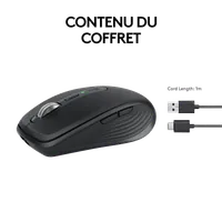 Logitech 910-006929 souris Bureau Droitier RF sans fil + Bluetooth Laser 8000 DPI - 17