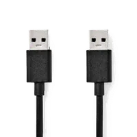 CABLE USB 3.2 A-Male  B-Male 2m noir - 2