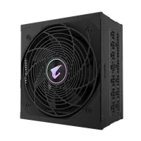 GIGABYTE AORUS ELITE P1000W ICE Alimentation - PCIe 5.0, 80 PLUS Platinum, Conception entièrement modulaire, Ventilateur de 120 mm, Compatible ATX 3.0, Prise EU - 2