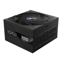 GIGABYTE AORUS ELITE P1000W ICE Alimentation - PCIe 5.0, 80 PLUS Platinum, Conception entièrement modulaire, Ventilateur de 120 mm, Compatible ATX 3.0, Prise EU - 4