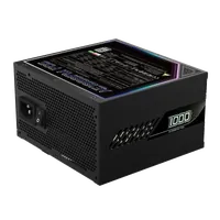 GIGABYTE AORUS ELITE P1000W ICE Alimentation - PCIe 5.0, 80 PLUS Platinum, Conception entièrement modulaire, Ventilateur de 120 mm, Compatible ATX 3.0, Prise EU - 5