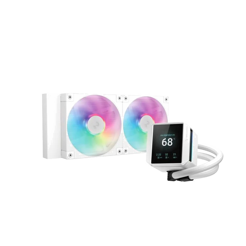 Kit Watercooling AIO DeepCool Mystique RGB - 240mm (Blanc)