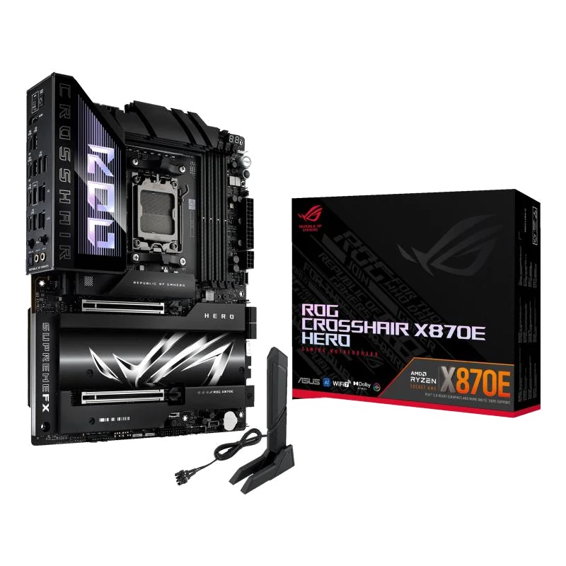 ASUS ROG CROSSHAIR X870E HERO AMD X870E Emplacement AM5 ATX