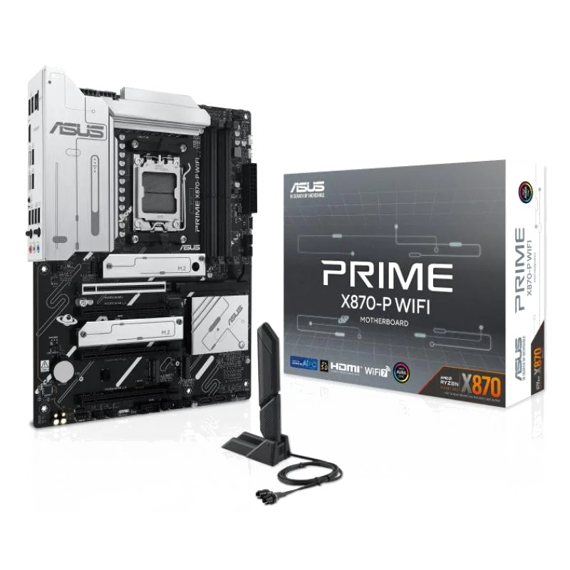 ASUS Prime X870-P WIFI AMD X870 Emplacement AM5 ATX