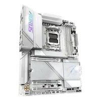 GIGABYTE X870E AORUS PRO ICE Carte Mère - Prend en charge les processeurs AMD Ryzen 9000, 16+2+2 Phases VRM Digital, jusqu'à 8000MHz DDR5 (OC), 3xPCIe 5.0 + 1xPCIe 4.0, Wi-Fi 7, 2.5GbE LAN, USB 4 - 3