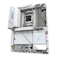 GIGABYTE X870E AORUS PRO ICE Carte Mère - Prend en charge les processeurs AMD Ryzen 9000, 16+2+2 Phases VRM Digital, jusqu'à 8000MHz DDR5 (OC), 3xPCIe 5.0 + 1xPCIe 4.0, Wi-Fi 7, 2.5GbE LAN, USB 4 - 4