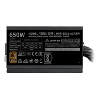 COOLER MASTER MWE 650W V2 ATX 3.1 - 80+ BRONZE - 650 WATTS o - 4