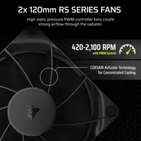 Corsair Nautilus 240 RS Carte-mère Refroidisseur de liquide tout-en-un Noir - 3