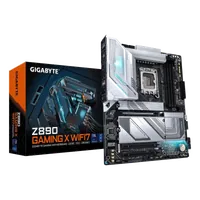 GIGABYTE Carte mère Z890 GAMING X WIFI7 - Prend en charge les processeurs Intel Core Ultra (Série 2), VRM à 16+1+2 phases, jusqu'à 8800MHz DDR5 (OC), 1xPCIe 5.0 + 3xPCIe 4.0, Wi-Fi 7, LAN 2.5GbE, USB 4 - 2