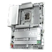 GIGABYTE Carte mère Z890 AERO G - Prend en charge les processeurs Intel Core Ultra (Série 2), VRM à 16+1+2 phases, jusqu'à 8800MHz DDR5 (OC), 1xPCIe 5.0 + 4xPCIe 4.0, Wi-Fi 7, LAN 2.5GbE, Thunderbolt 4 - 4
