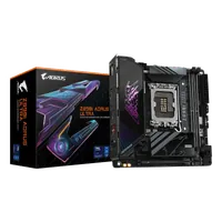 GIGABYTE Carte mère Z890I AORUS ULTRA - Prend en charge les processeurs Intel Core Ultra (Série 2), VRM à 8+1+2 phases, jusqu'à 8800MHz DDR5 (OC), 1xPCIe 5.0 + 1xPCIe 4.0, Wi-Fi 7, LAN 2.5GbE, Thunderbolt 4 - 1