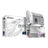 GIGABYTE Carte mère Z890 AORUS ELITE WIFI7 ICE - Prend en charge les processeurs Intel Core Ultra (Série 2), VRM à 16+1+2 phases, jusqu'à 8800MHz DDR5 (OC), 1xPCIe 5.0 + 3xPCIe 4.0, Wi-Fi 7, LAN 2.5GbE, Thunderbolt 4 - 1