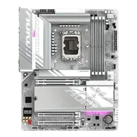 GIGABYTE Carte mère Z890 AORUS ELITE WIFI7 ICE - Prend en charge les processeurs Intel Core Ultra (Série 2), VRM à 16+1+2 phases, jusqu'à 8800MHz DDR5 (OC), 1xPCIe 5.0 + 3xPCIe 4.0, Wi-Fi 7, LAN 2.5GbE, Thunderbolt 4 - 2