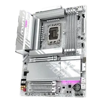 GIGABYTE Carte mère Z890 AORUS ELITE WIFI7 ICE - Prend en charge les processeurs Intel Core Ultra (Série 2), VRM à 16+1+2 phases, jusqu'à 8800MHz DDR5 (OC), 1xPCIe 5.0 + 3xPCIe 4.0, Wi-Fi 7, LAN 2.5GbE, Thunderbolt 4 - 4