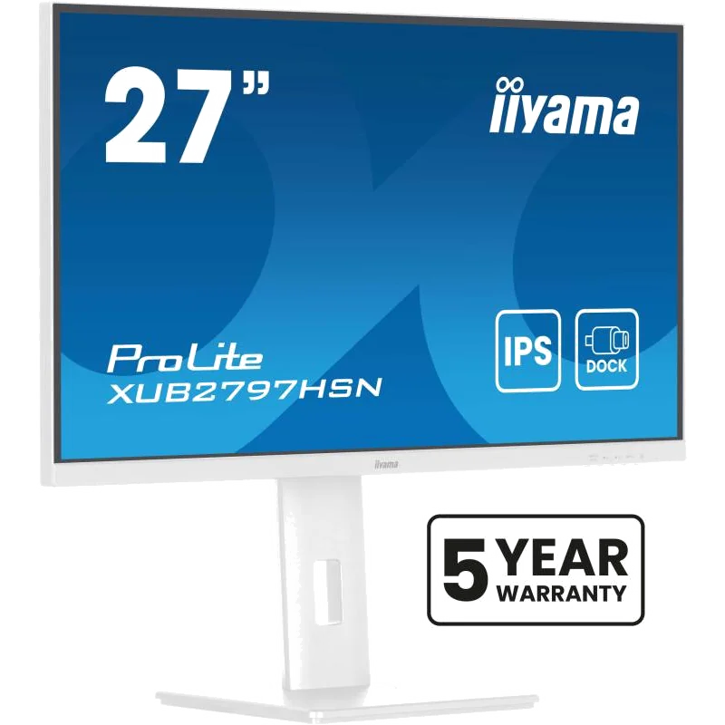 iiyama ProLite XUB2797HSN-W2 écran plat de PC 68,6 cm (27") 1920 x 1080 pixels Full HD LED Blanc