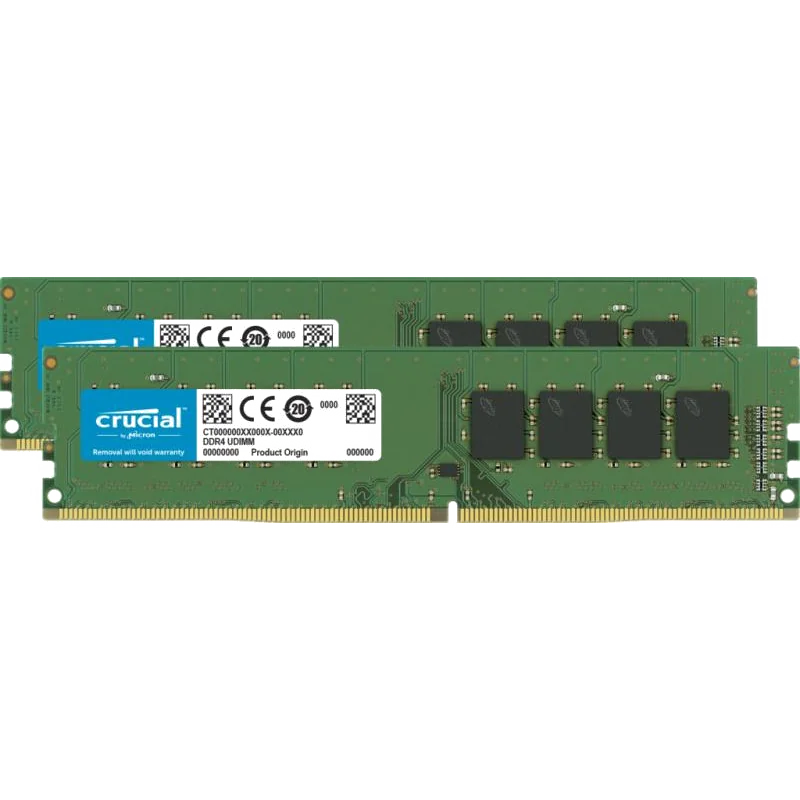 Kit Mémoire Crucial 32 Go (2x16 Go) DDR4-3200 MHz CL22