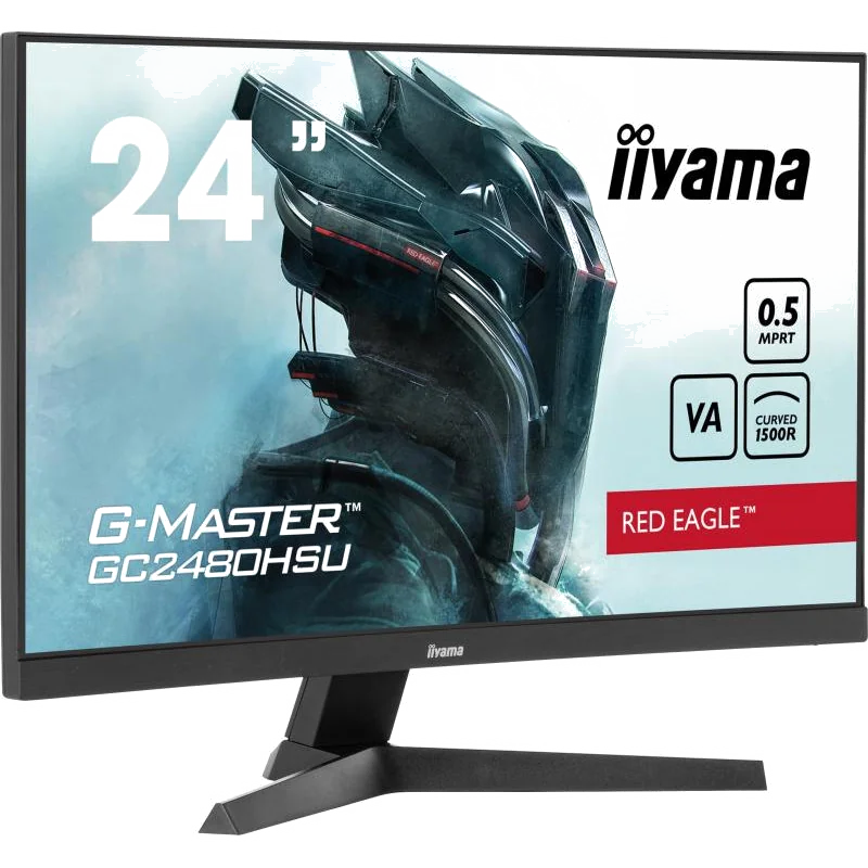 iiyama G-MASTER GC2480HSU-B1 écran plat de PC 59,9 cm (23.6") 1920 x 1080 pixels Full HD LED Noir