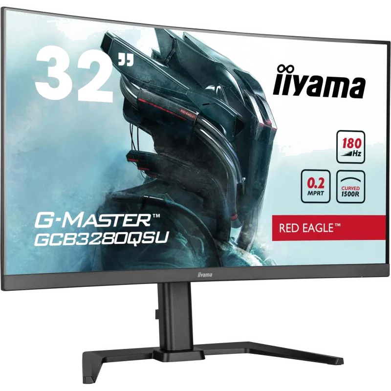 iiyama G-MASTER GCB3280QSU-B2 écran plat de PC 80 cm (31.5") 2560 x 1440 pixels Dual QHD LED Noir