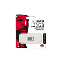 Kingston Technology DataTraveler 128 Go Micro 200 Mo/s Metal USB 3.2 Gen 1 - 3