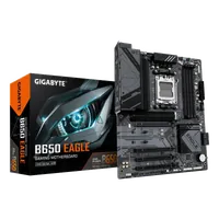 GIGABYTE B650 EAGLE Carte mère - AMD Ryzen série 9000, VRM 12+2+2 phases, jusqu'à 7600 MHz DDR5 (OC), 1xPCIe 5.0 + 2xPCIe 4.0 M.2, LAN GbE, USB 3.2 Gen 2 - 1