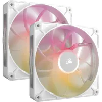 Ventilateurs Boîtier Corsair iCUE LINK RX140 MAX RGB Blanc - Pack de 2 - 2