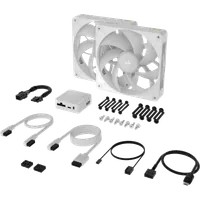 Ventilateurs Boîtier Corsair iCUE LINK RX140 MAX RGB Blanc - Pack de 2 - 3