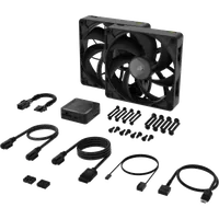 Kit 2 Ventilateurs Boîtier Corsair iCUE LINK RX140 MAX RGB 140mm Noir - 2