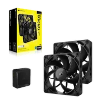 Kit 2 Ventilateurs Boîtier Corsair iCUE LINK RX140 MAX RGB 140mm Noir - 3