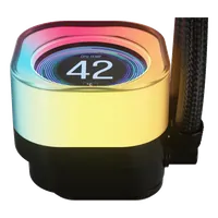 Watercooling AIO CORSAIR iCUE LINK TITAN RX LCD 360mm - Noir - 3