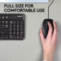 Souris Filaire Logitech B110 Silent USB - Noir - 3