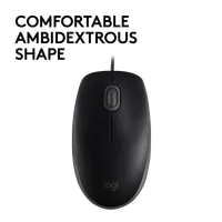 Souris Filaire Logitech B110 Silent USB - Noir - 4