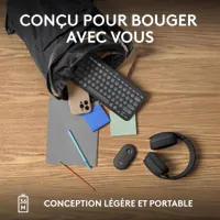 Clavier Bluetooth Logitech Pebble Keys 2 K380s AZERTY Graphite - 13