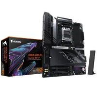 GIGABYTE B850 AORUS ELITE WIFI7 Carte Mère - AMD Ryzen 9000 Series CPUs, VRM numérique 14+2+2 phases, jusqu'à 8200MHz DDR5 (OC), 1xPCIe 5.0 + 2xPCIe 4.0 M.2, LAN 2,5, WIFI 7, USB 3.2 Gen 2x2 - 1